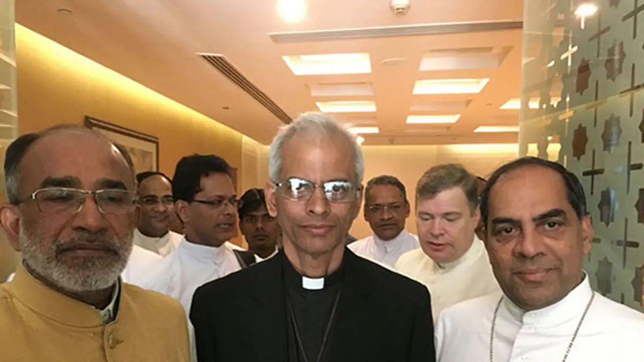 Fr Tom Uzhunnalil lands in Delhi, meets PM Modi Fr Tom Uzhunnalil lands in Delhi, meets PM Modi