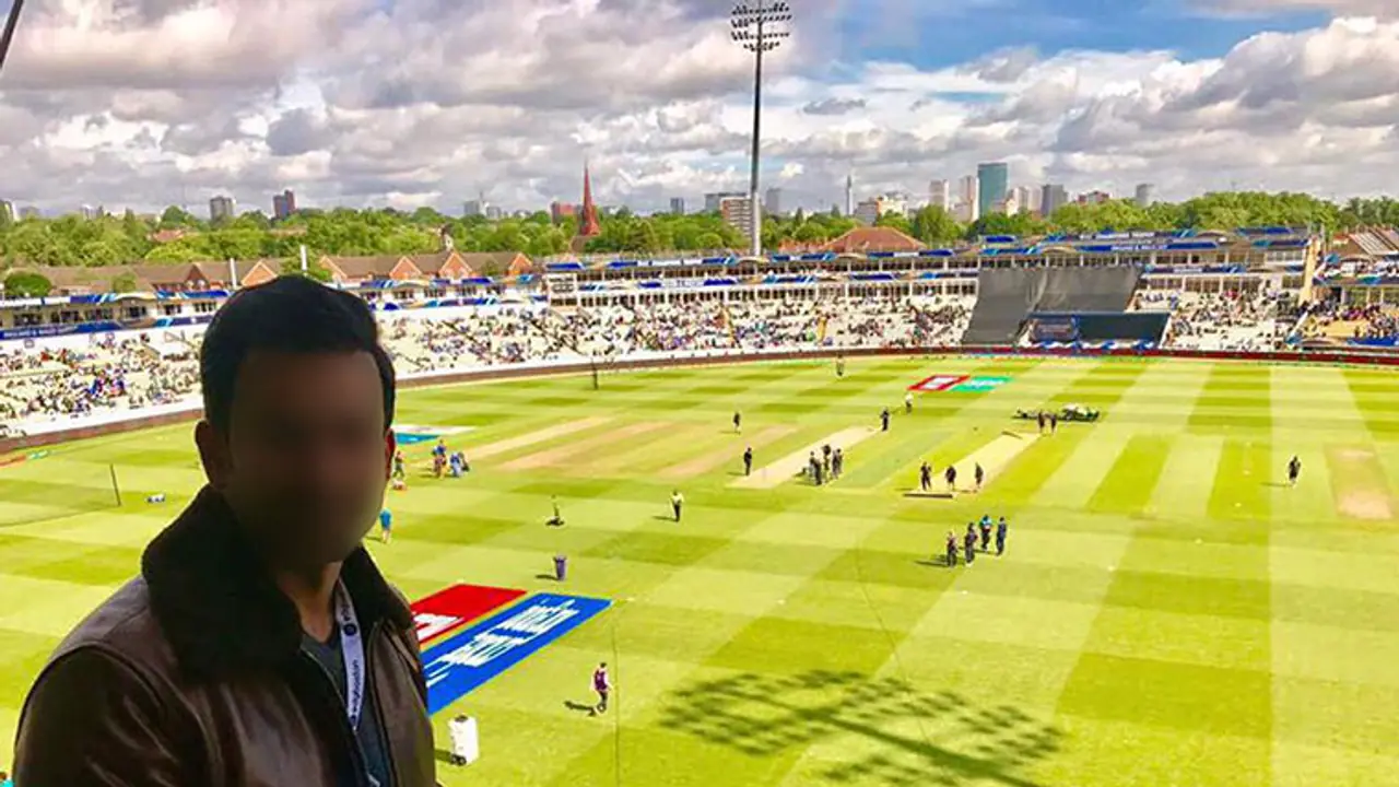 Guess which Malayalee actor is at Edgbaston to watch India Pakistan match? Guess which Malayalee actor is at Edgbaston to watch India Pakistan match?