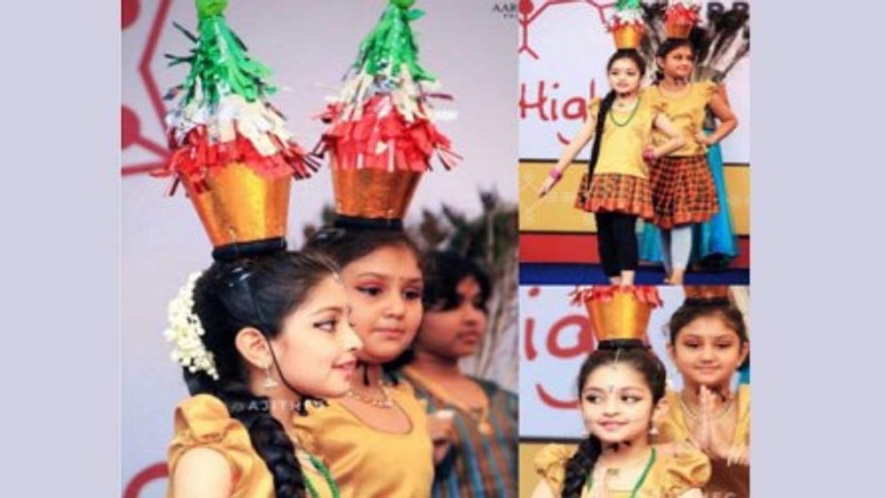 கரகாட்டத்தில் கலக்கிய அஜித் மகள் அனோஷ்கா... கரகாட்டத்தில் கலக்கிய அஜித் மகள் அனோஷ்கா...