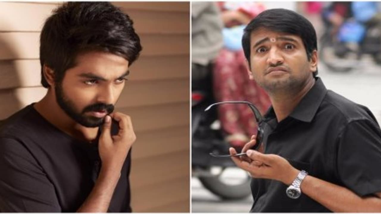 ஜிவி பிரகாஷை கழுவி ஊற்றும் சந்தானம் ஜிவி பிரகாஷை கழுவி ஊற்றும் சந்தானம்