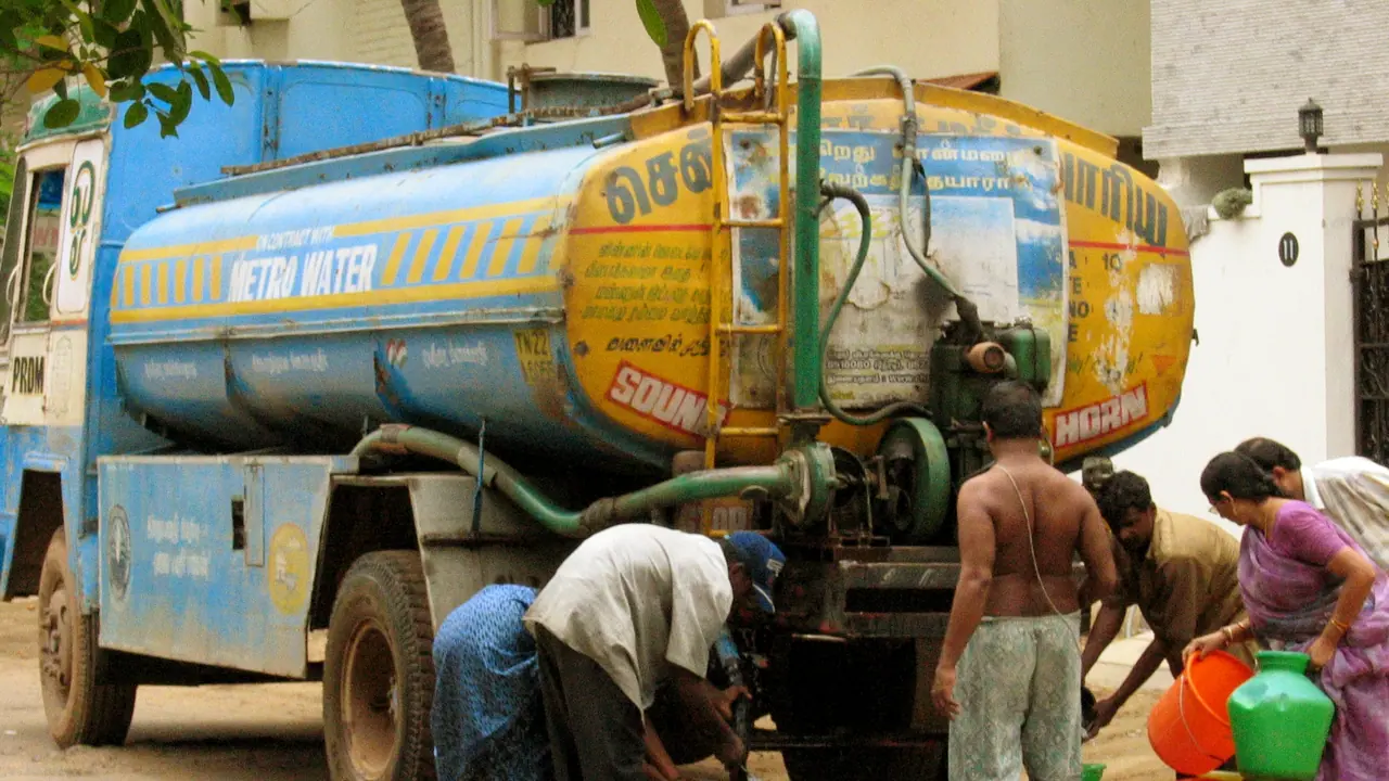 As Chennai faces acute water scarcity; water tankers make hay