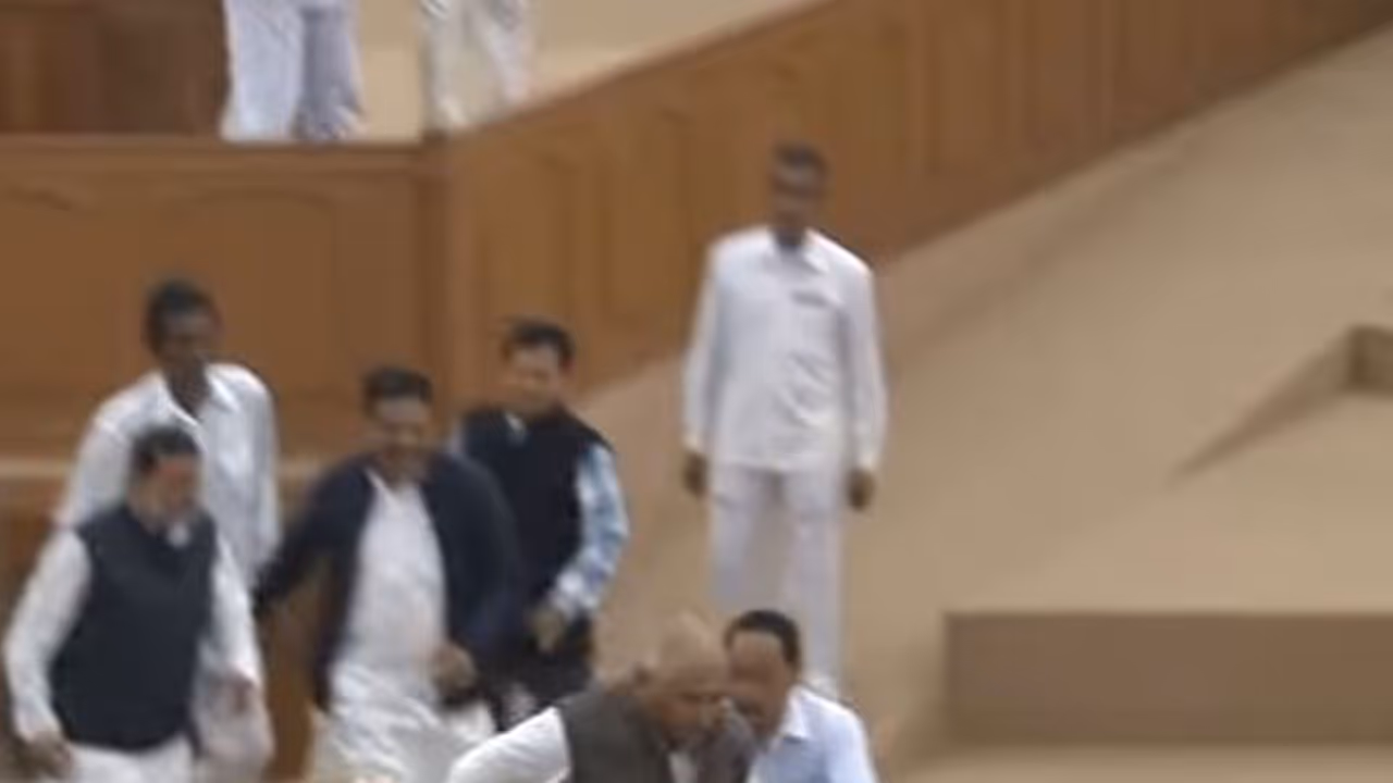 സ്പീക്കറുടെ ഔദ്യോഗിക ദണ്ഡുമായി പ്രതിപക്ഷ എംഎല്എ നിയമസഭയിൽ നിന്ന് ഇറങ്ങിയോടി സ്പീക്കറുടെ ഔദ്യോഗിക ദണ്ഡുമായി പ്രതിപക്ഷ എംഎല്എ നിയമസഭയിൽ നിന്ന് ഇറങ്ങിയോടി