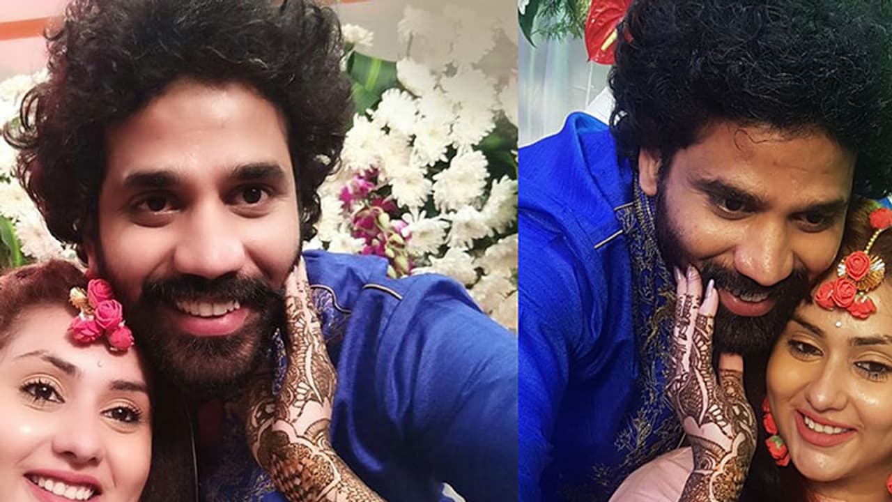 Inside Pictures: Malayalam actress Namitha's wedding celebrations started Inside Pictures: Malayalam actress Namitha's wedding celebrations started