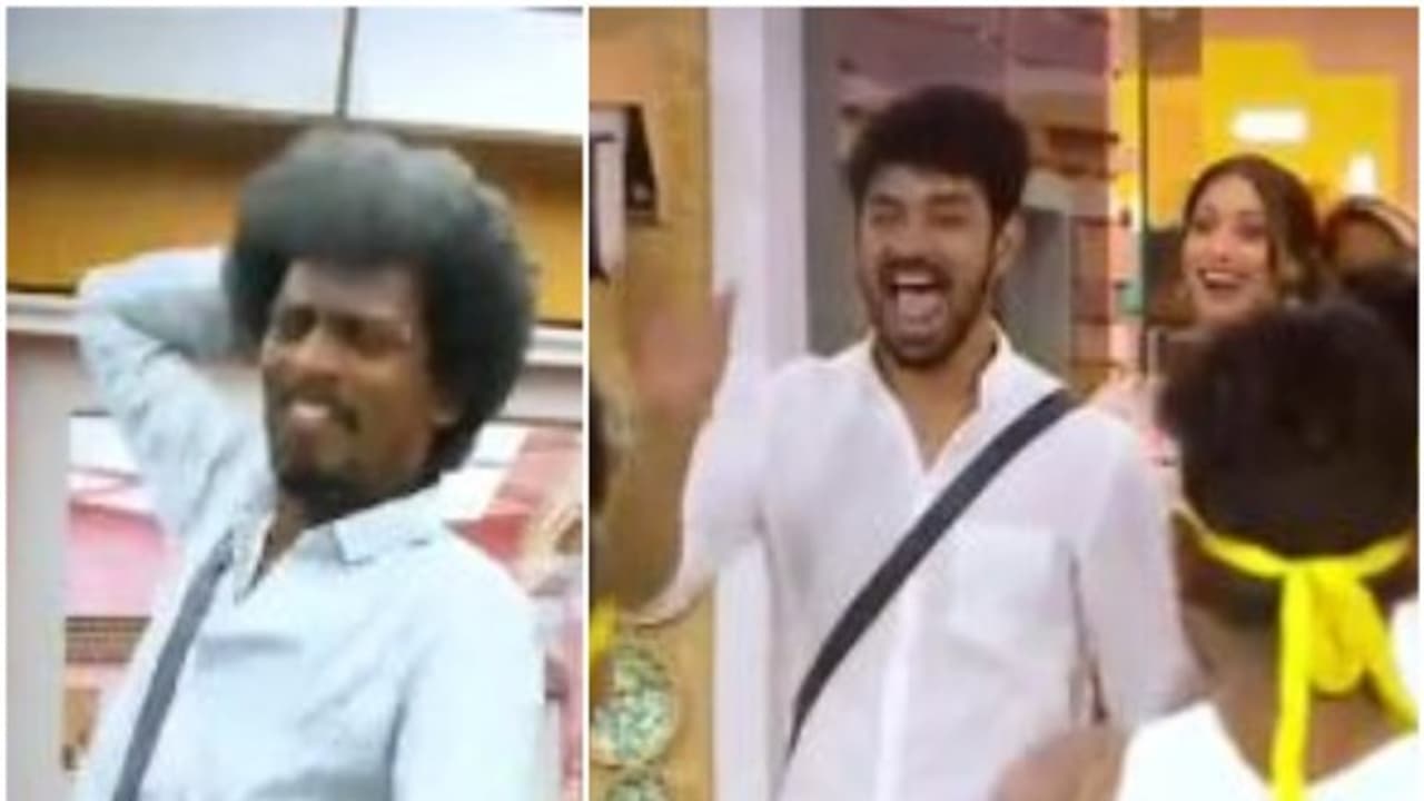 ஆட்டம் பாட்டத்தோடு பிக்பாஸ் வீட்டிற்கு வரும் மூன்று பிரபலங்கள்...! யார் யார் தெரியுமா..? ஆட்டம் பாட்டத்தோடு பிக்பாஸ் வீட்டிற்கு வரும் மூன்று பிரபலங்கள்...! யார் யார் தெரியுமா..?