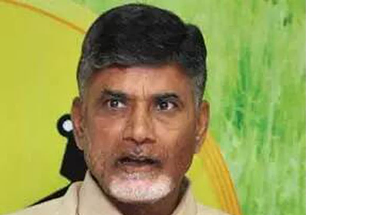 Chandrababu rebukes villagers during his poll campaign Chandrababu rebukes villagers during his poll campaign