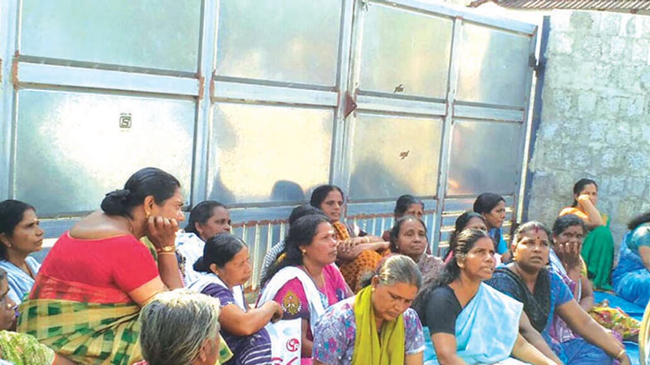 പരിസ്ഥിതി മലിനീകരണം; പഞ്ചായത്ത് അനുമതിയില്ലാതെ പ്രവര്ത്തിക്കുന്ന സ്ഥാപനത്തിനെതിരെ വീട്ടമ്മമാരുടെ സമരം പരിസ്ഥിതി മലിനീകരണം; പഞ്ചായത്ത് അനുമതിയില്ലാതെ പ്രവര്ത്തിക്കുന്ന സ്ഥാപനത്തിനെതിരെ വീട്ടമ്മമാരുടെ സമരം