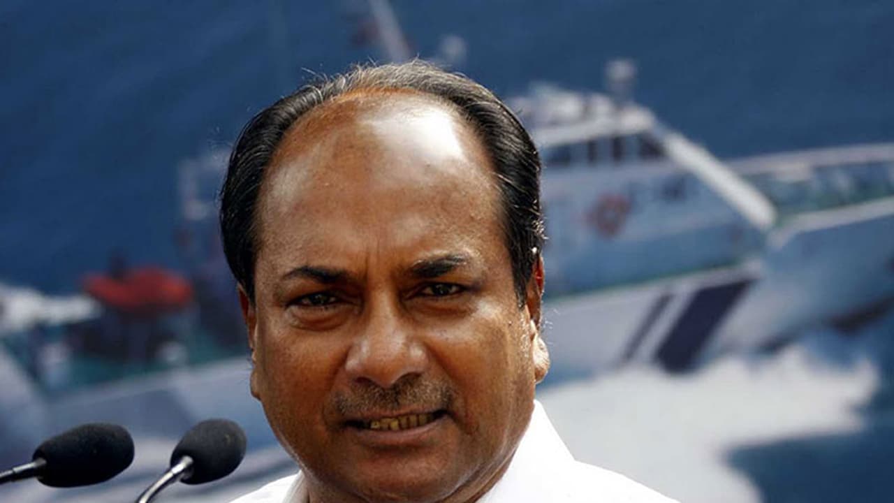 Stop blackmailing and take action quickly: Antony to BJP Stop blackmailing and take action quickly: Antony to BJP