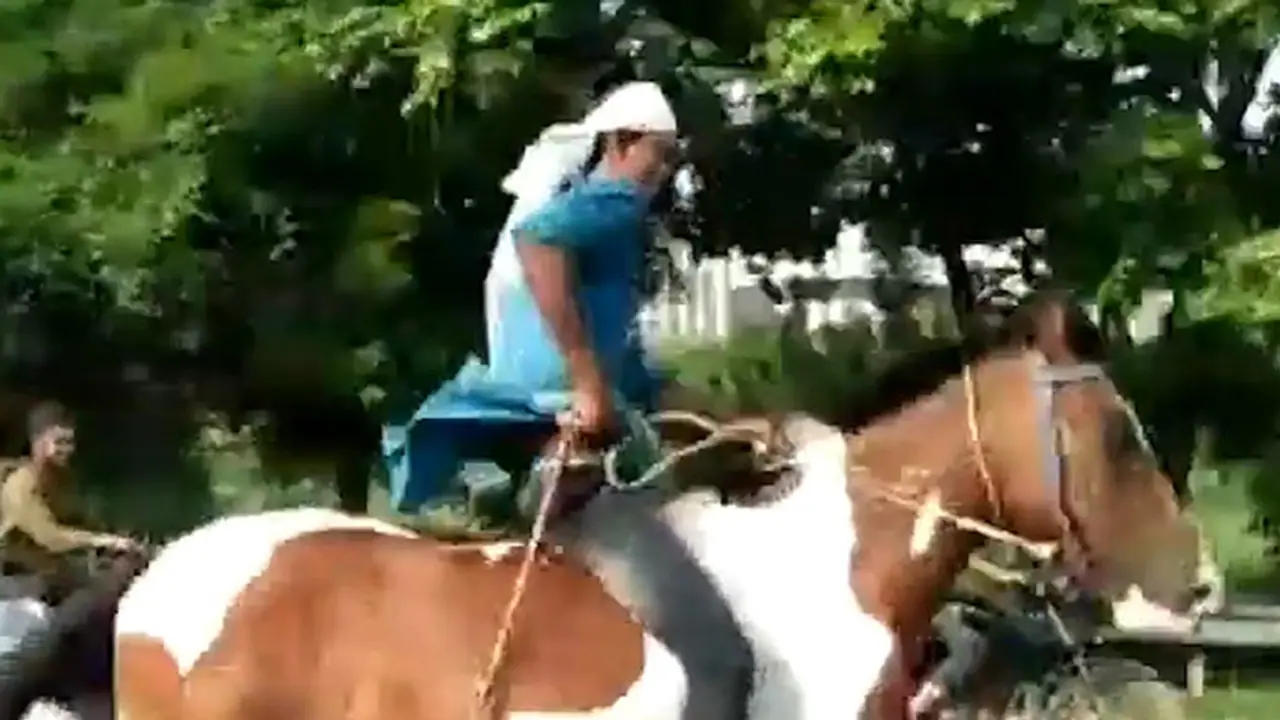 ಕೊರೋನಾ ಆತಂಕ: ಖಾಲಿ ಖಾಲಿ ರೋಡಲ್ಲಿ ಯುವಕನ ಕುದುರೆ ಸವಾರಿ ಶೋಕಿ! ಕೊರೋನಾ ಆತಂಕ: ಖಾಲಿ ಖಾಲಿ ರೋಡಲ್ಲಿ ಯುವಕನ ಕುದುರೆ ಸವಾರಿ ಶೋಕಿ!