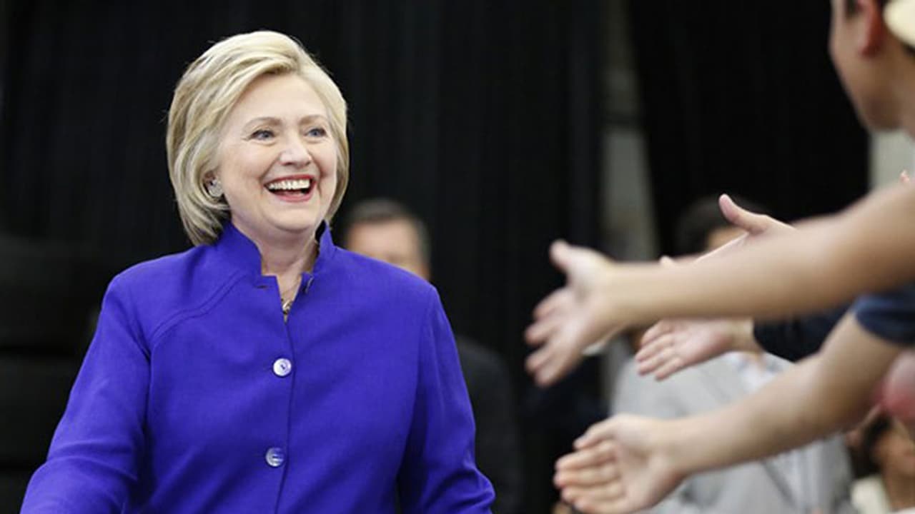 Hillary becomes America's first woman Presidential nominee Hillary becomes America's first woman Presidential nominee