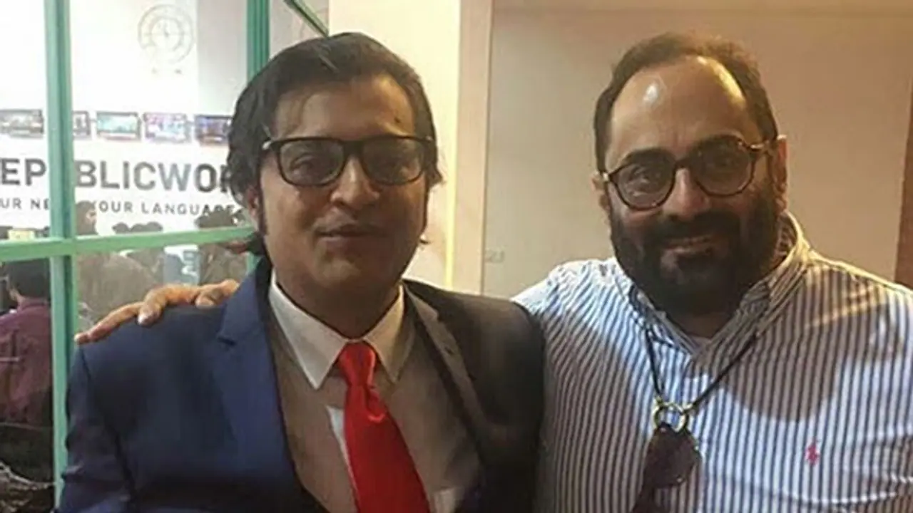 MP Rajeev Chandrasekhar resigns as Board Chairman of Republic TV MP Rajeev Chandrasekhar resigns as Board Chairman of Republic TV