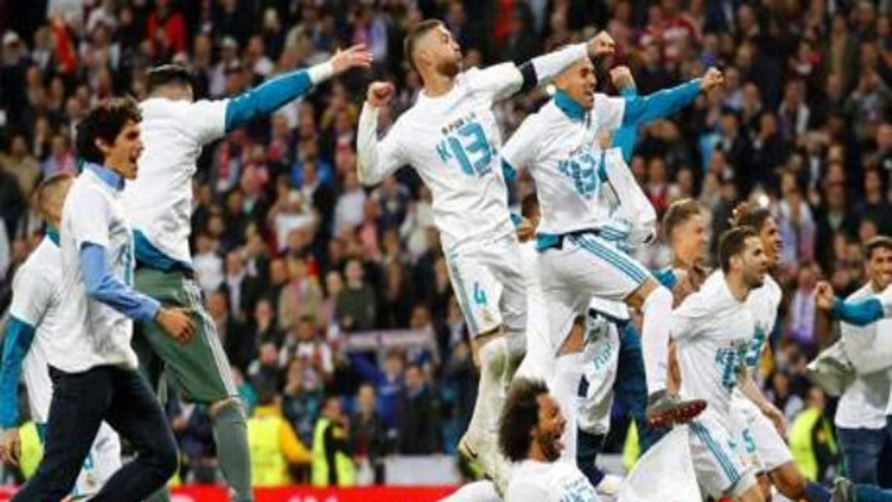 சாம்பியன்ஸ் லீக் கால்பந்து: மூன்றாவது முறையாக ரியல் மாட்ரிட் இறுதி சுற்றுக்கு முன்னேற்றம்... சாம்பியன்ஸ் லீக் கால்பந்து: மூன்றாவது முறையாக ரியல் மாட்ரிட் இறுதி சுற்றுக்கு முன்னேற்றம்...