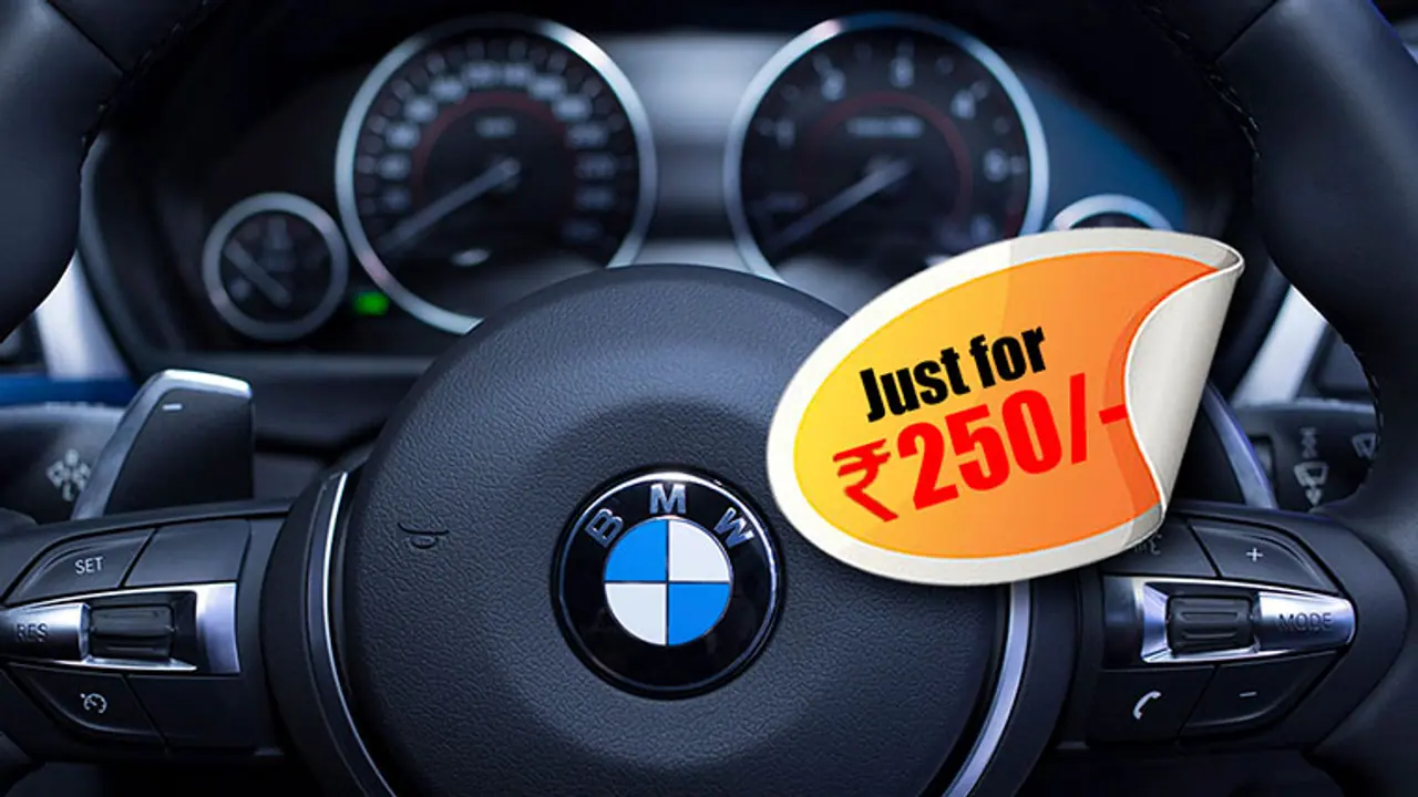 Enjoy BMW ride with just ₹250 in Bengaluru Enjoy BMW ride with just ₹250 in Bengaluru