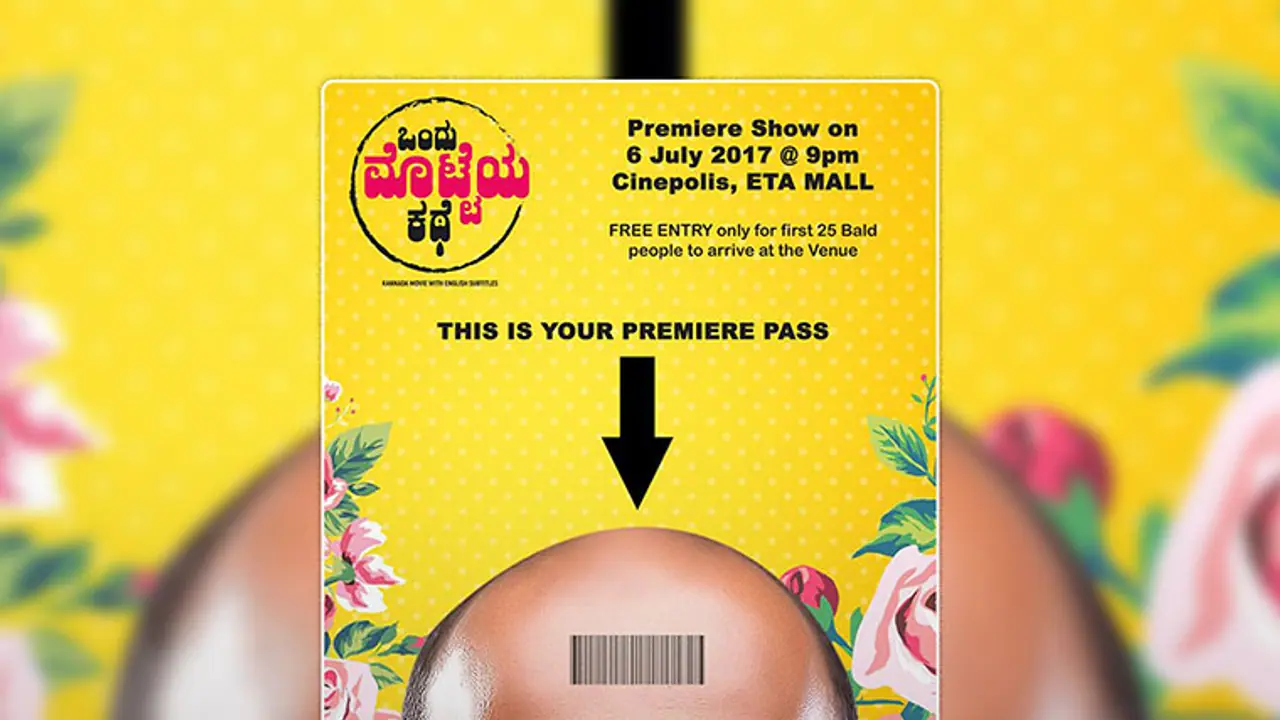 Thank god for being bald! Here's a treat from 'Ondu Motteya Kathe' team for 'eggheads' Thank god for being bald! Here's a treat from 'Ondu Motteya Kathe' team for 'eggheads'