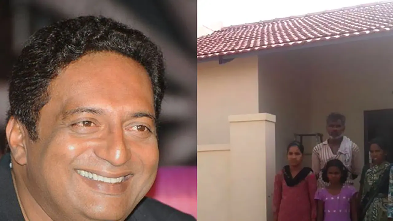 Prakash Raj gives brand new house as Eid gift to poor family Prakash Raj gives brand new house as Eid gift to poor family
