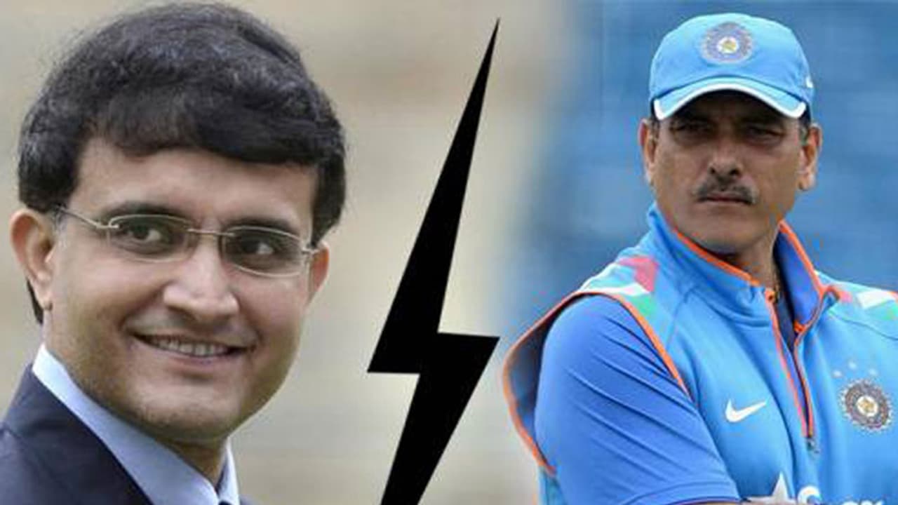 ಶಾಸ್ತ್ರಿಗೆ ತಿರುಗೇಟು ನೀಡಿದ ಗಂಗೂಲಿ ಶಾಸ್ತ್ರಿಗೆ ತಿರುಗೇಟು ನೀಡಿದ ಗಂಗೂಲಿ