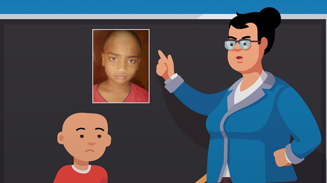 Teacher turns barber, shaves student's head! Teacher turns barber, shaves student's head!