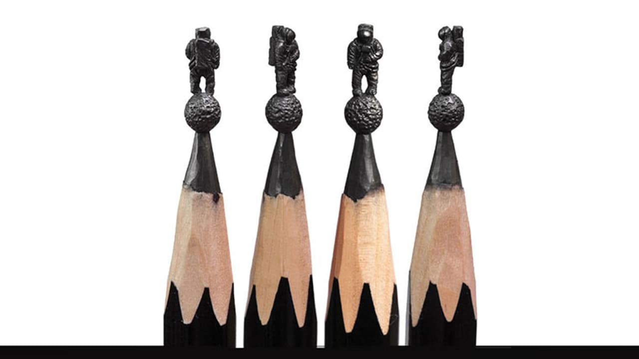 പെന്‍സില്‍ മുനയില്‍ കസേര ഉണ്ടാക്കുന്നത് എങ്ങനെ?