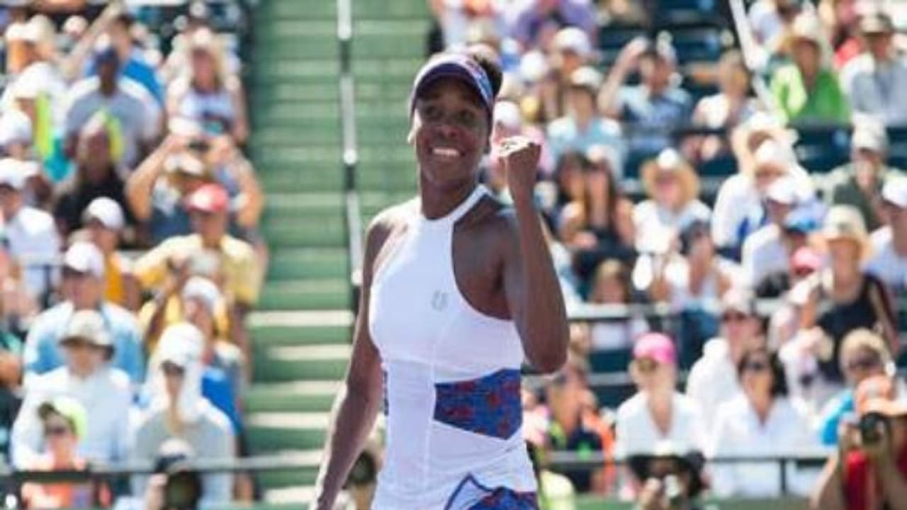 மியாமி ஓபன் டென்னிஸ்: நெதர்லாந்து வீராங்கனையை வீழ்த்தி அசத்தினார் வீனஸ் வில்லியம்ஸ்... மியாமி ஓபன் டென்னிஸ்: நெதர்லாந்து வீராங்கனையை வீழ்த்தி அசத்தினார் வீனஸ் வில்லியம்ஸ்...