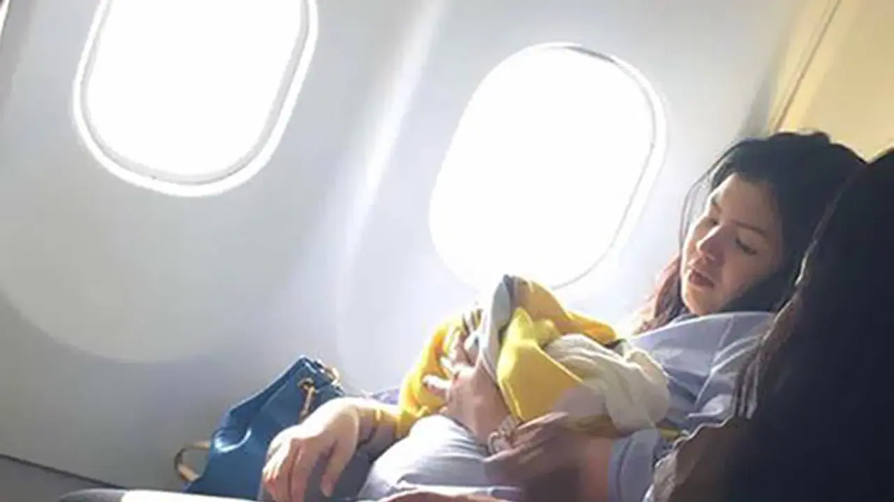 Baby born in the skies gets free lifetime plane travel