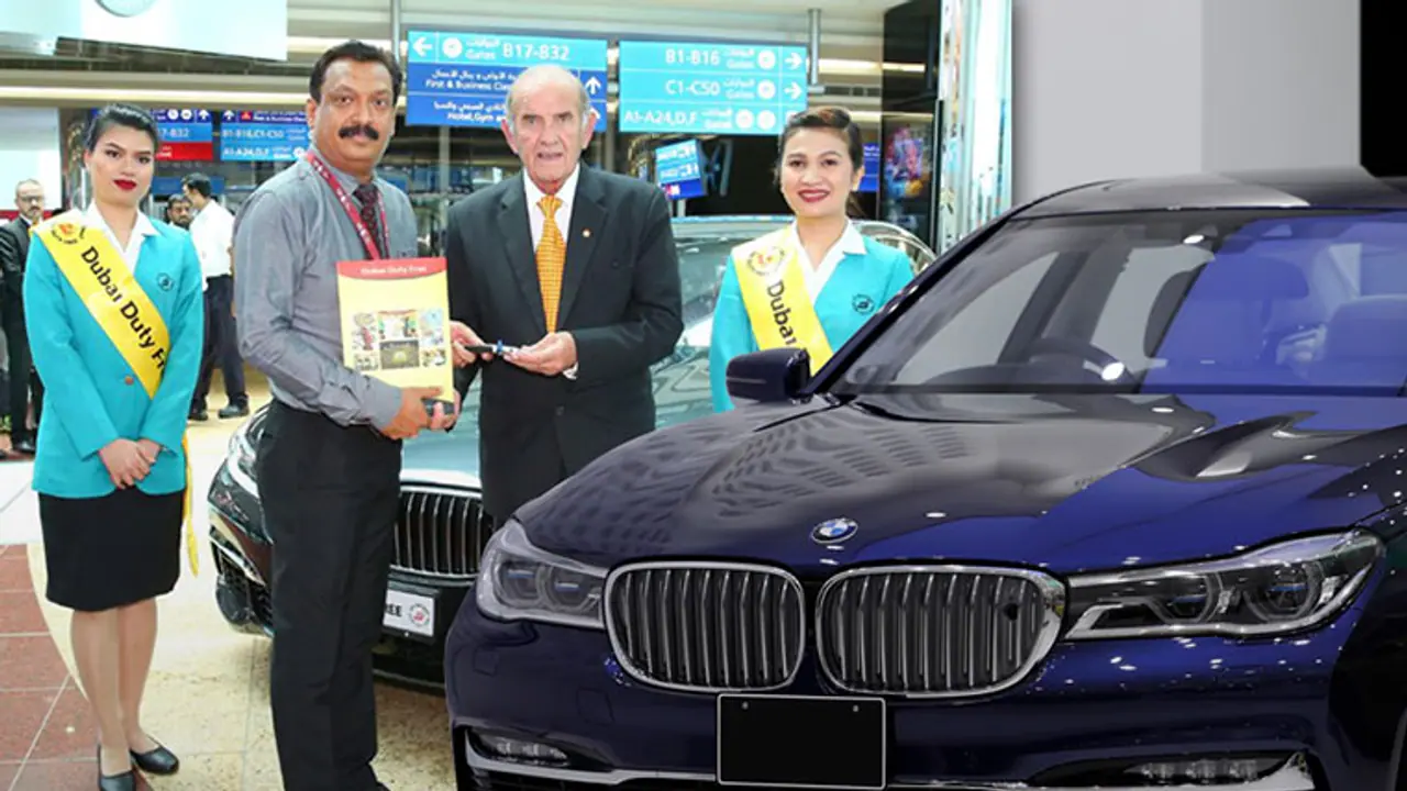 Kerala man wins luxury car worth Rs 1.6 crore at Dubai Duty Free raffle Kerala man wins luxury car worth Rs 1.6 crore at Dubai Duty Free raffle