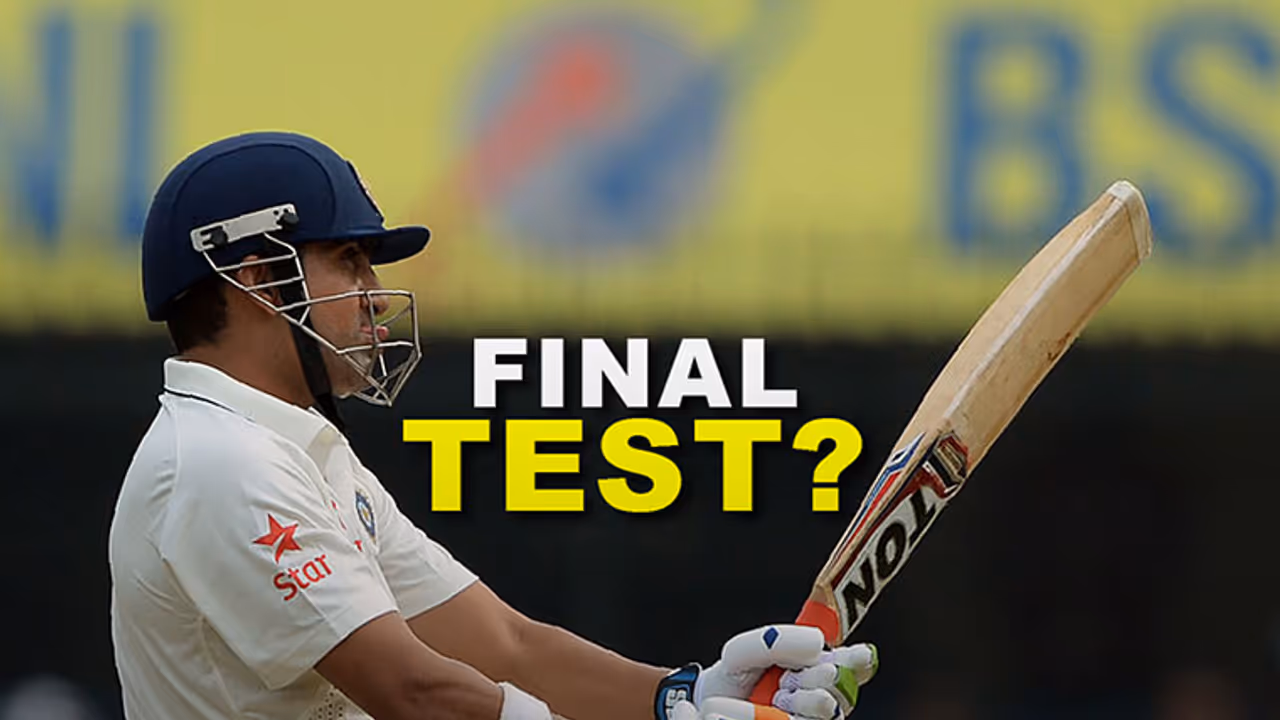Has Gautam Gambhir played his last Test?
