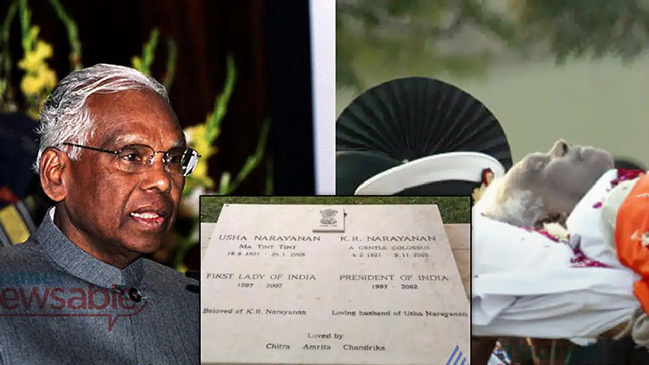 Ashes of former president KR Narayanan given a Christian burial Ashes of former president KR Narayanan given a Christian burial