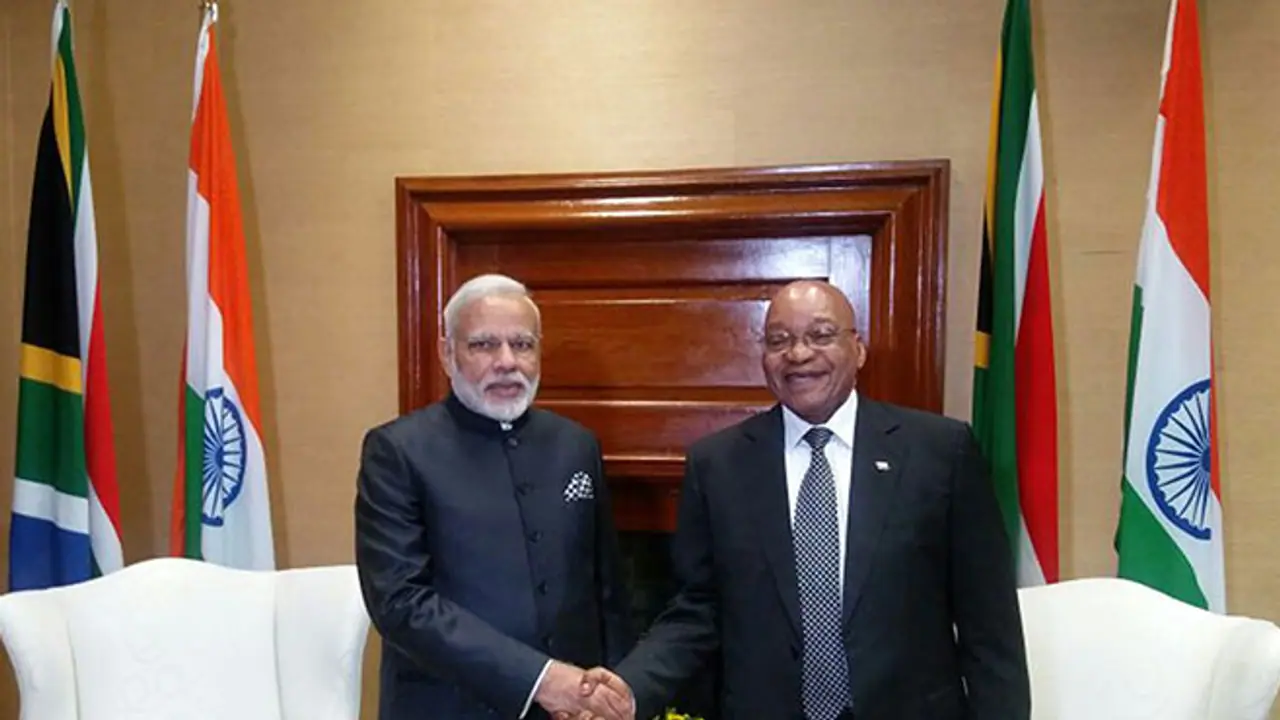 Modi in Africa: PM meets South African President Modi in Africa: PM meets South African President