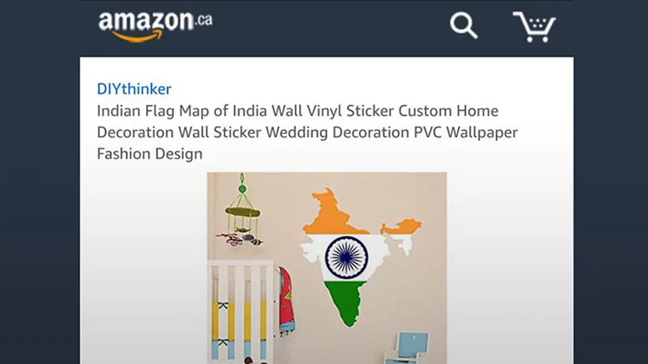 After doormats with Indian flag, Amazon sparks controversy with distorted map After doormats with Indian flag, Amazon sparks controversy with distorted map