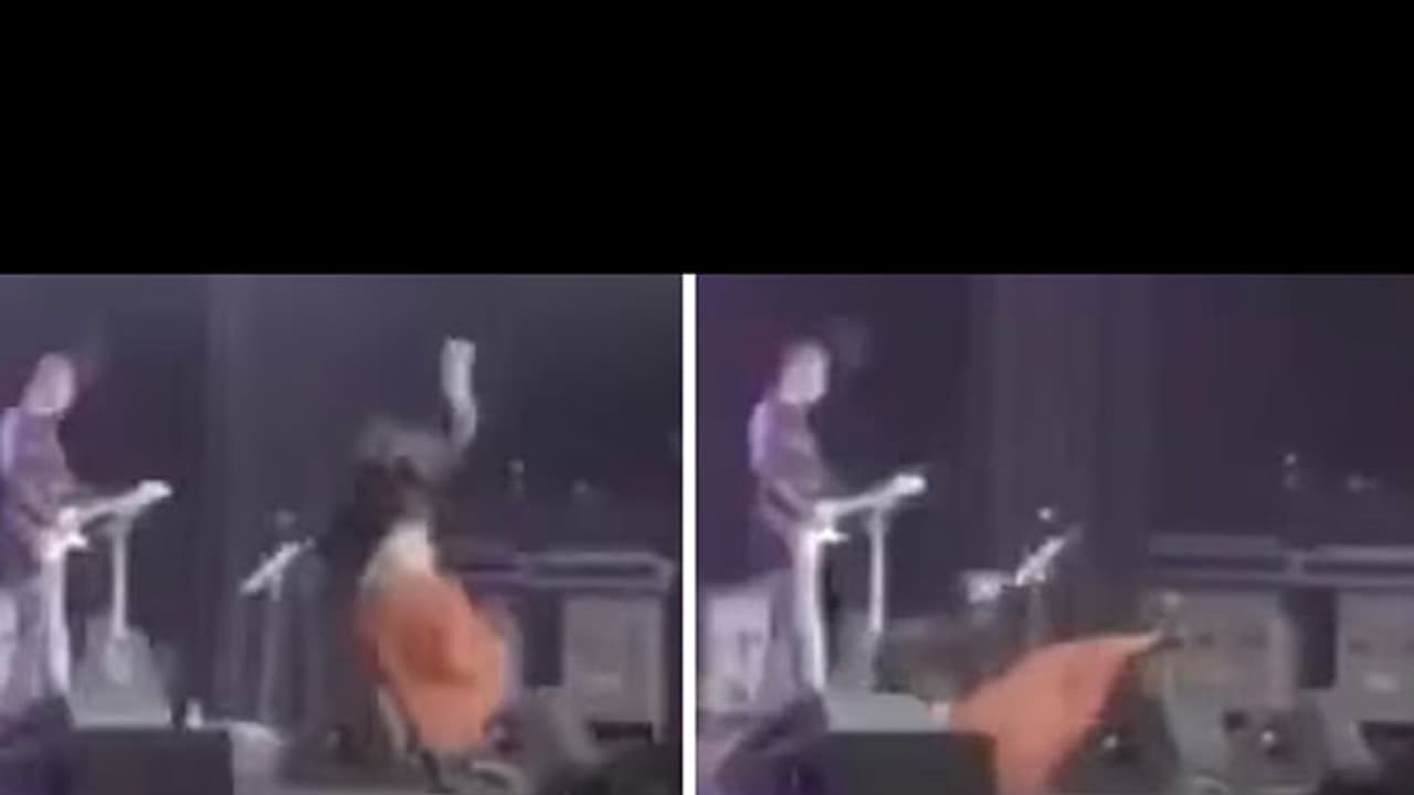 Ouch: Sunidhi Chauhan falls on stage during live performance