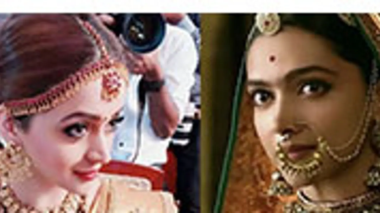 Bhavana's wedding attire and makeup are inspired by Deepika Padukone's Padmaavat look, Take a look Bhavana's wedding attire and makeup are inspired by Deepika Padukone's Padmaavat look, Take a look