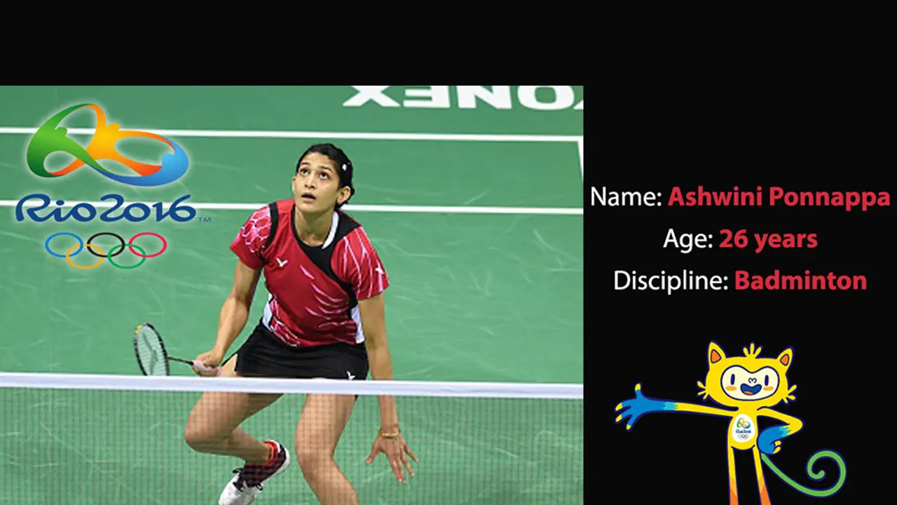 India's hope for a Rio medal rests heavily on shuttler Ashwini Ponnappa India's hope for a Rio medal rests heavily on shuttler Ashwini Ponnappa