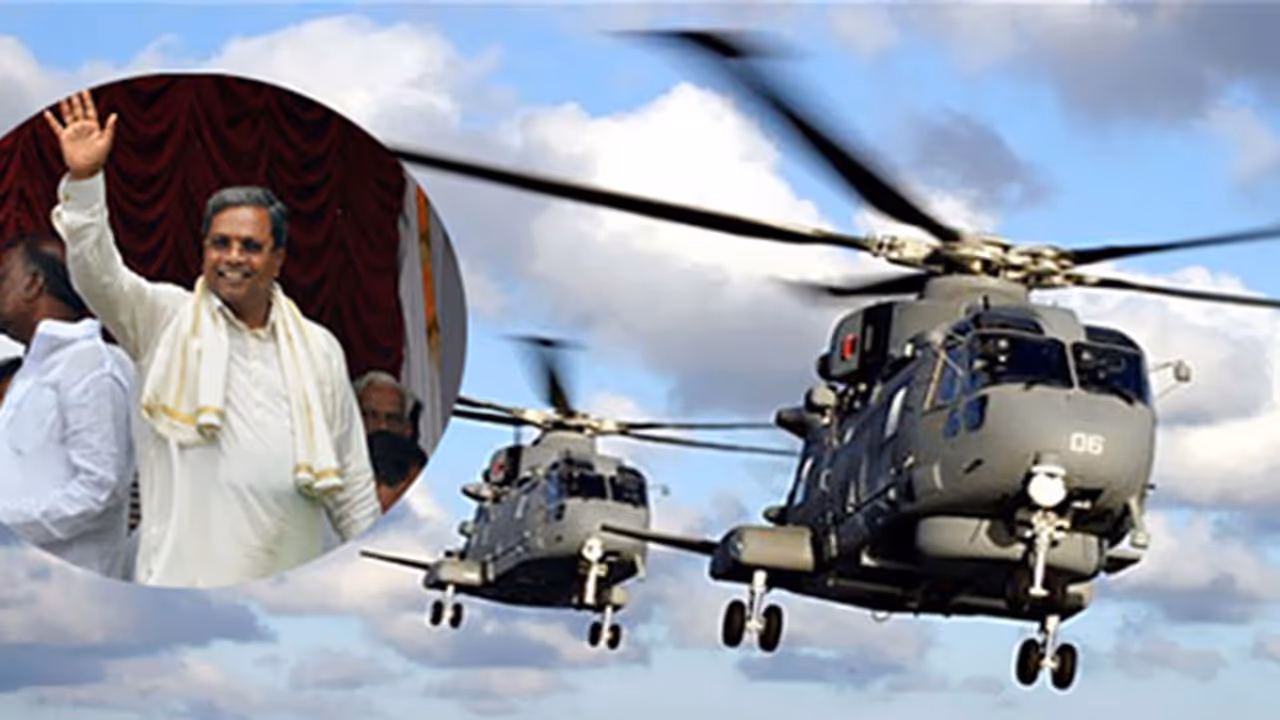 AgustaWestland chopper soon to be at Siddaramaiah’s service AgustaWestland chopper soon to be at Siddaramaiah’s service