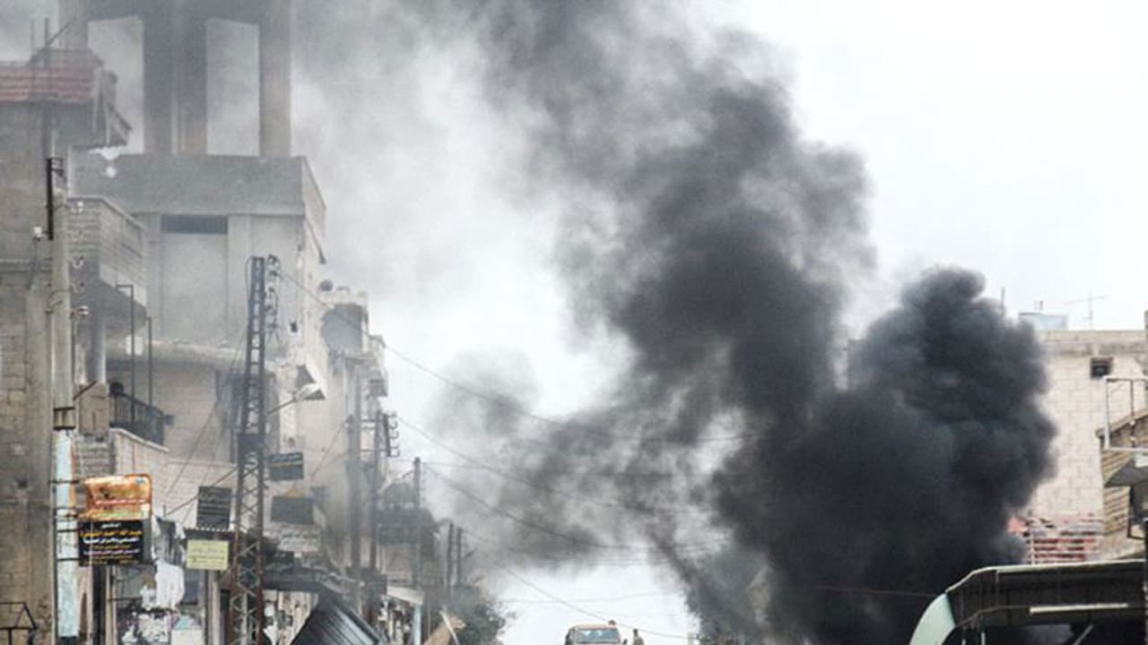 സിറിയയിൽ വീണ്ടും വ്യോമാക്രമണം സിറിയയിൽ വീണ്ടും വ്യോമാക്രമണം