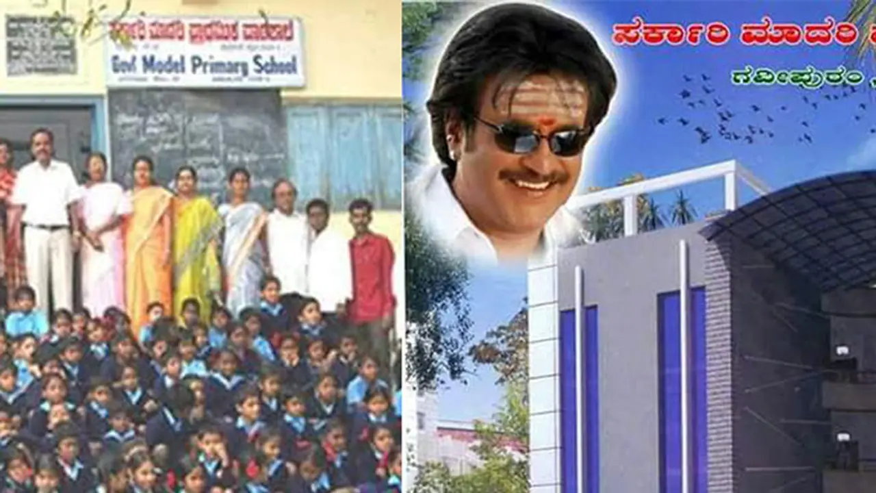 Rajinikanth’s fans rebuild school as birthday gift Rajinikanth’s fans rebuild school as birthday gift