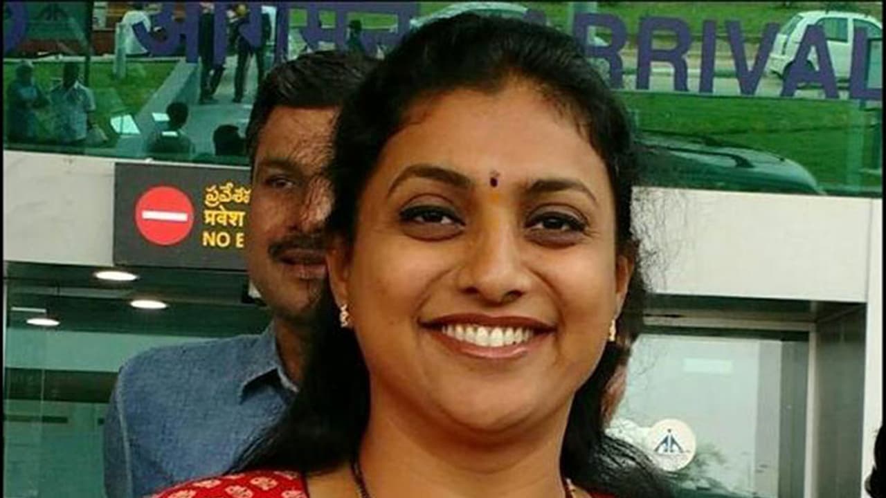 YSRCP MLA Roja seeks blessings of Venkateswara Swamy for YS Jagan YSRCP MLA Roja seeks blessings of Venkateswara Swamy for YS Jagan