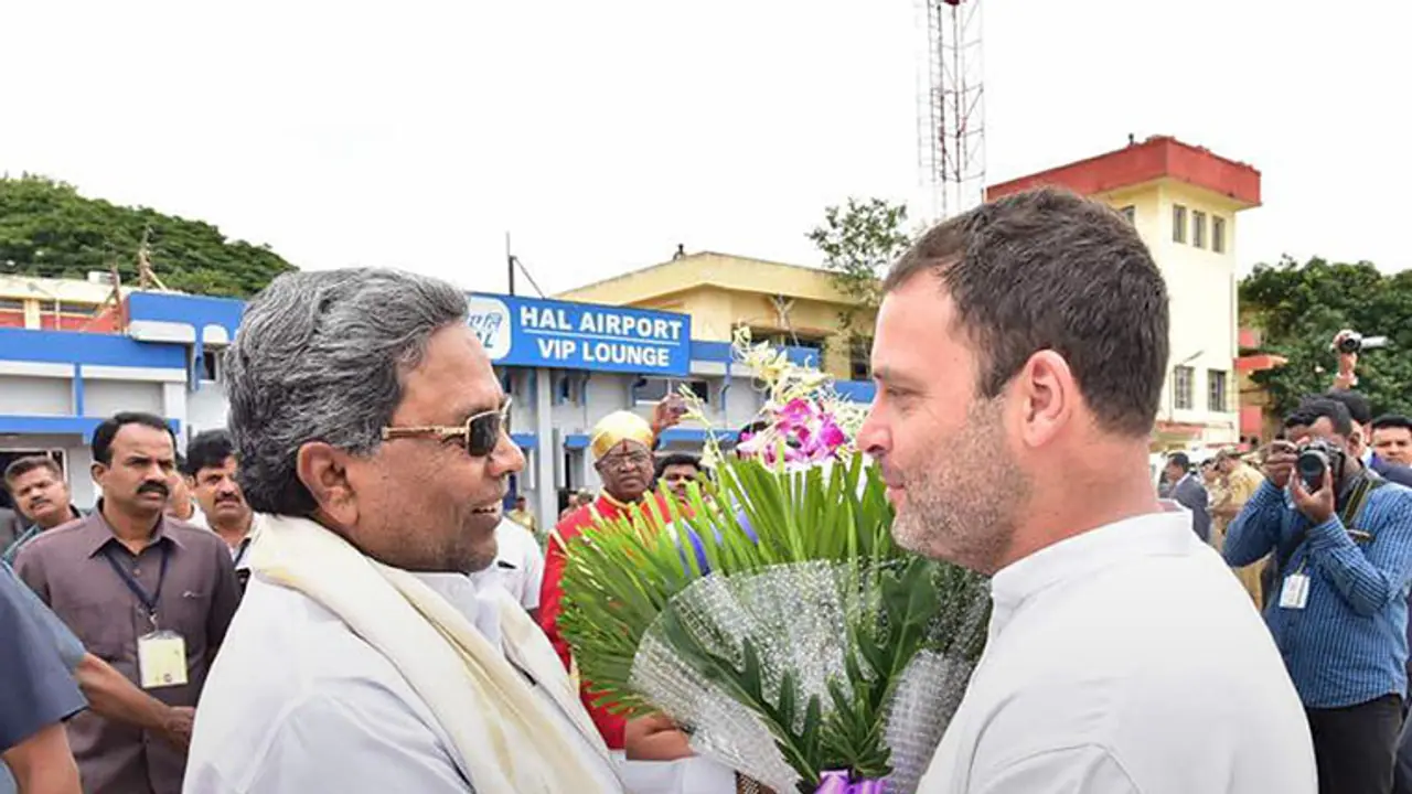 RaGa gives Siddu government high marks; says party will not entertain outsiders RaGa gives Siddu government high marks; says party will not entertain outsiders