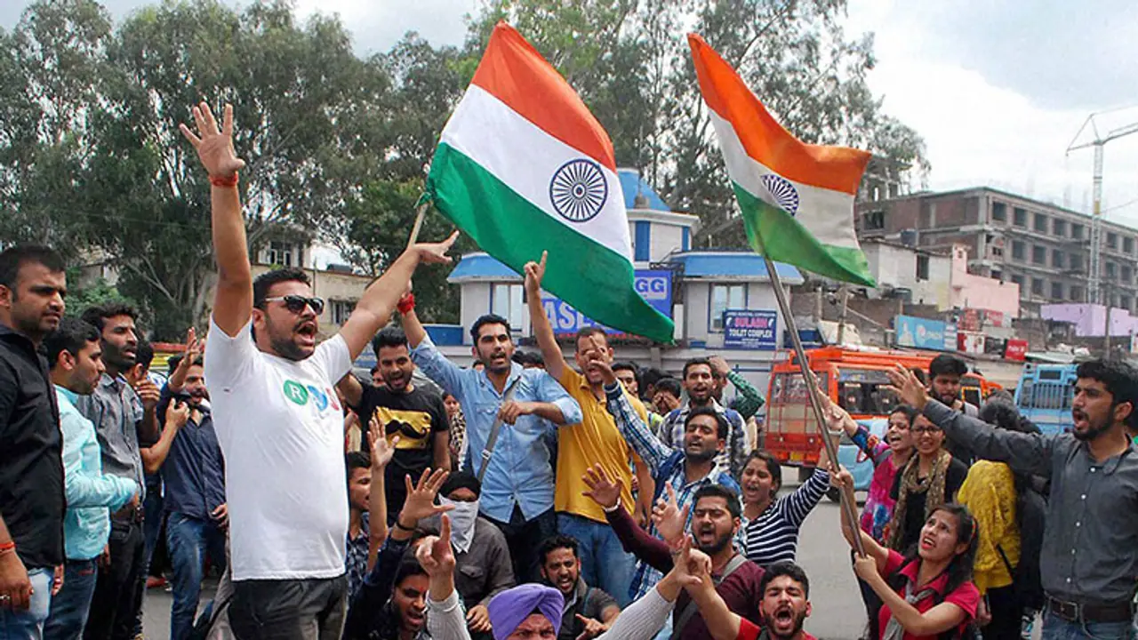 NIT row: Outstation students protest in Delhi NIT row: Outstation students protest in Delhi