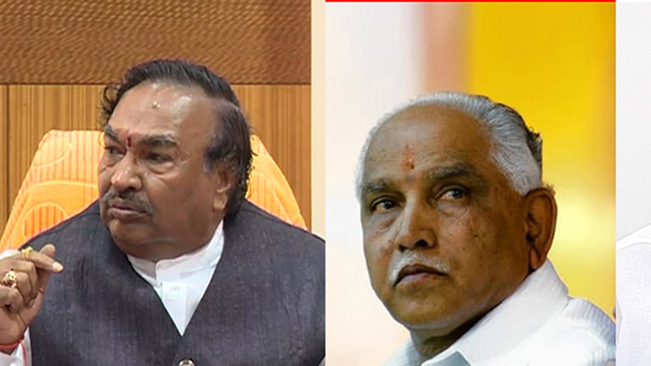 ಈಶ್ವರಪ್ಪ, ಸೋಮಣ್ಣಗೆ ಯಡಿಯೂರಪ್ಪ ಶಾಕ್: ಒಂದೇ ಏಟಿಗೆ ಎರಡು ಹಕ್ಕಿ ಹೊಡೆದ್ರಾ ಬಿಎಸ್'ವೈ? ಈಶ್ವರಪ್ಪ, ಸೋಮಣ್ಣಗೆ ಯಡಿಯೂರಪ್ಪ ಶಾಕ್: ಒಂದೇ ಏಟಿಗೆ ಎರಡು ಹಕ್ಕಿ ಹೊಡೆದ್ರಾ ಬಿಎಸ್'ವೈ?