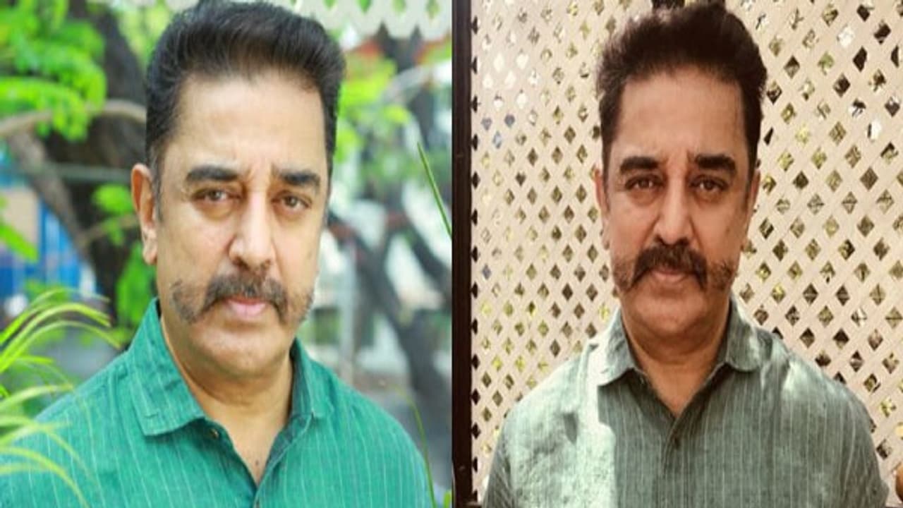 கெட்அப்பை மாற்றிய கமல் …. தேவர் மகன், விருமாண்டி ஸ்டைல் மீசையுடன் புதிய தோற்றம்!! கெட்அப்பை மாற்றிய கமல் …. தேவர் மகன், விருமாண்டி ஸ்டைல் மீசையுடன் புதிய தோற்றம்!!