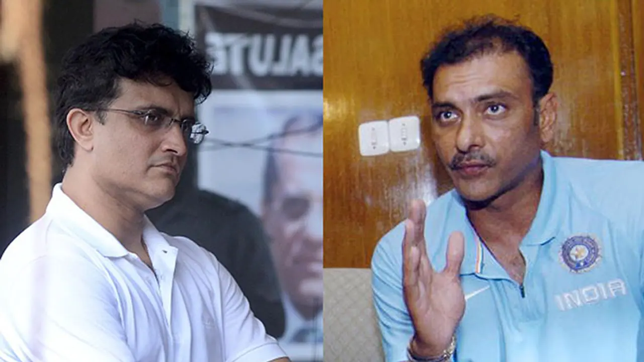 రవిశాస్త్రి హయాంలో ప్రపంచ కప్ గెలవాలి గంగూలీ రవిశాస్త్రి హయాంలో ప్రపంచ కప్ గెలవాలి గంగూలీ