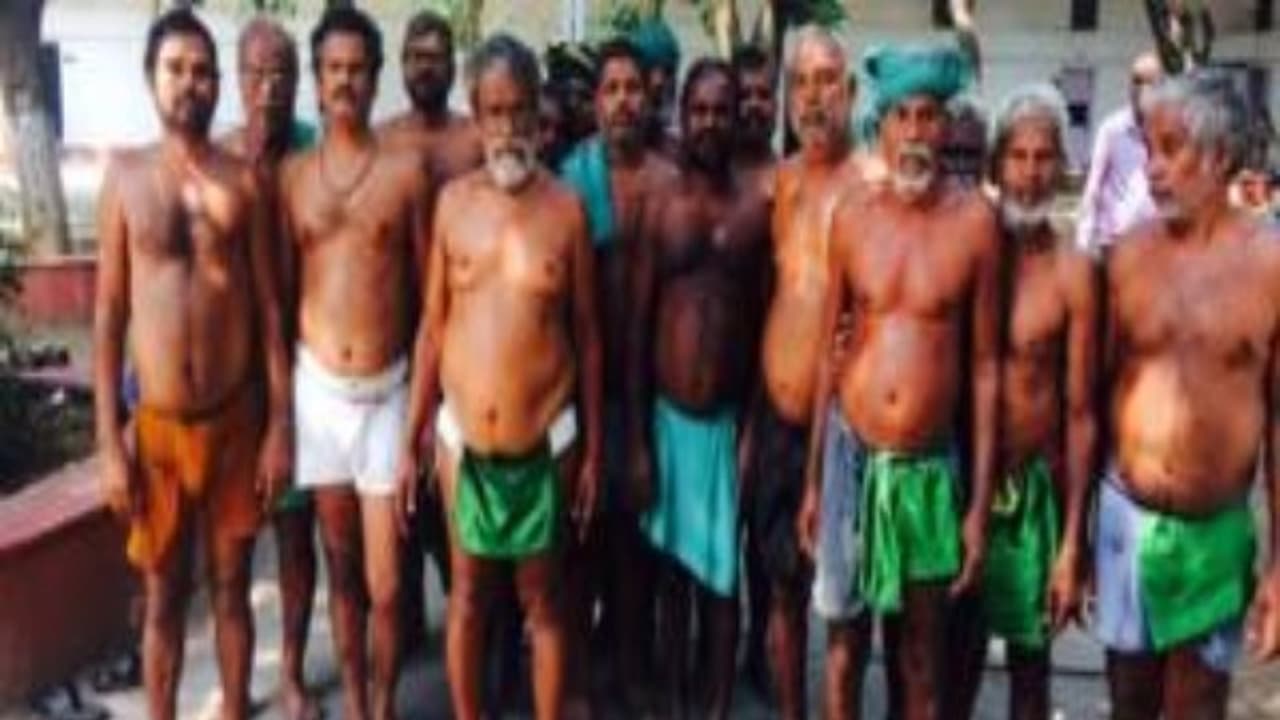 மண்ணெண்ணெய் ஊற்றி தற்கொலைக்கு முயன்ற தமிழக விவசாயிகள் கைது! மண்ணெண்ணெய் ஊற்றி தற்கொலைக்கு முயன்ற தமிழக விவசாயிகள் கைது!