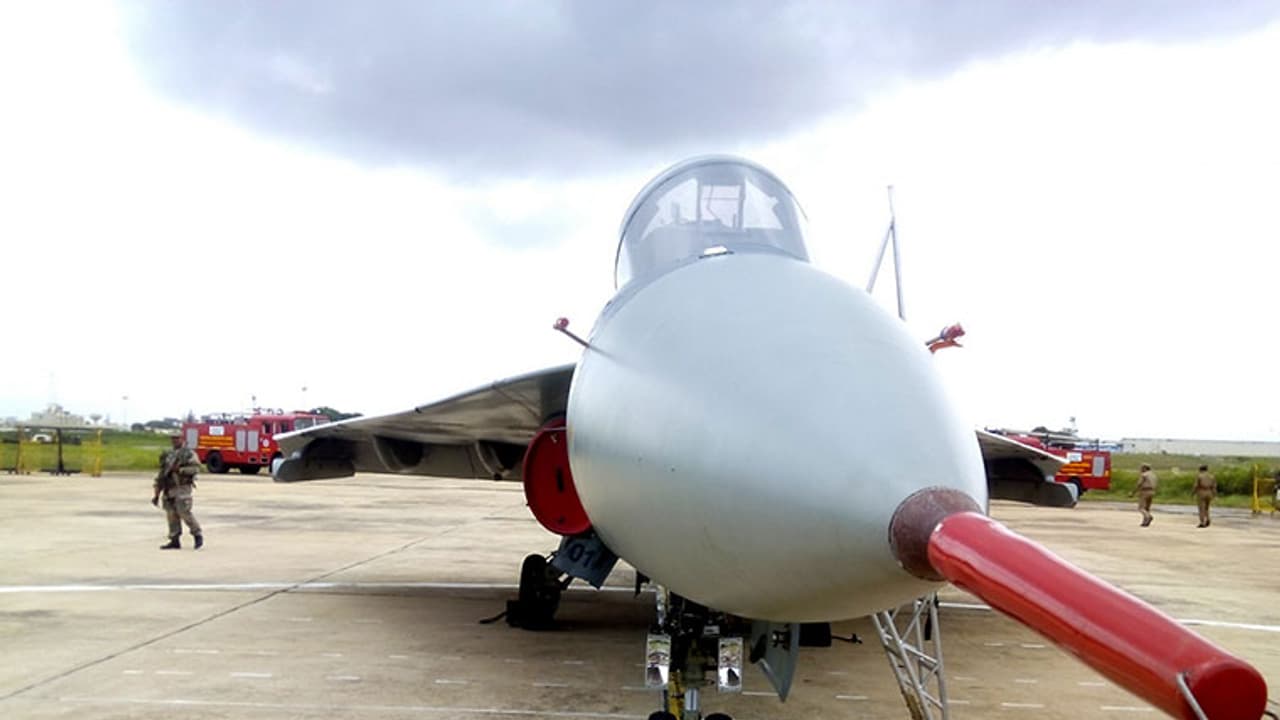 In Pics: IAF makes history, inducts LCA Tejas via two plane squadron In Pics: IAF makes history, inducts LCA Tejas via two plane squadron