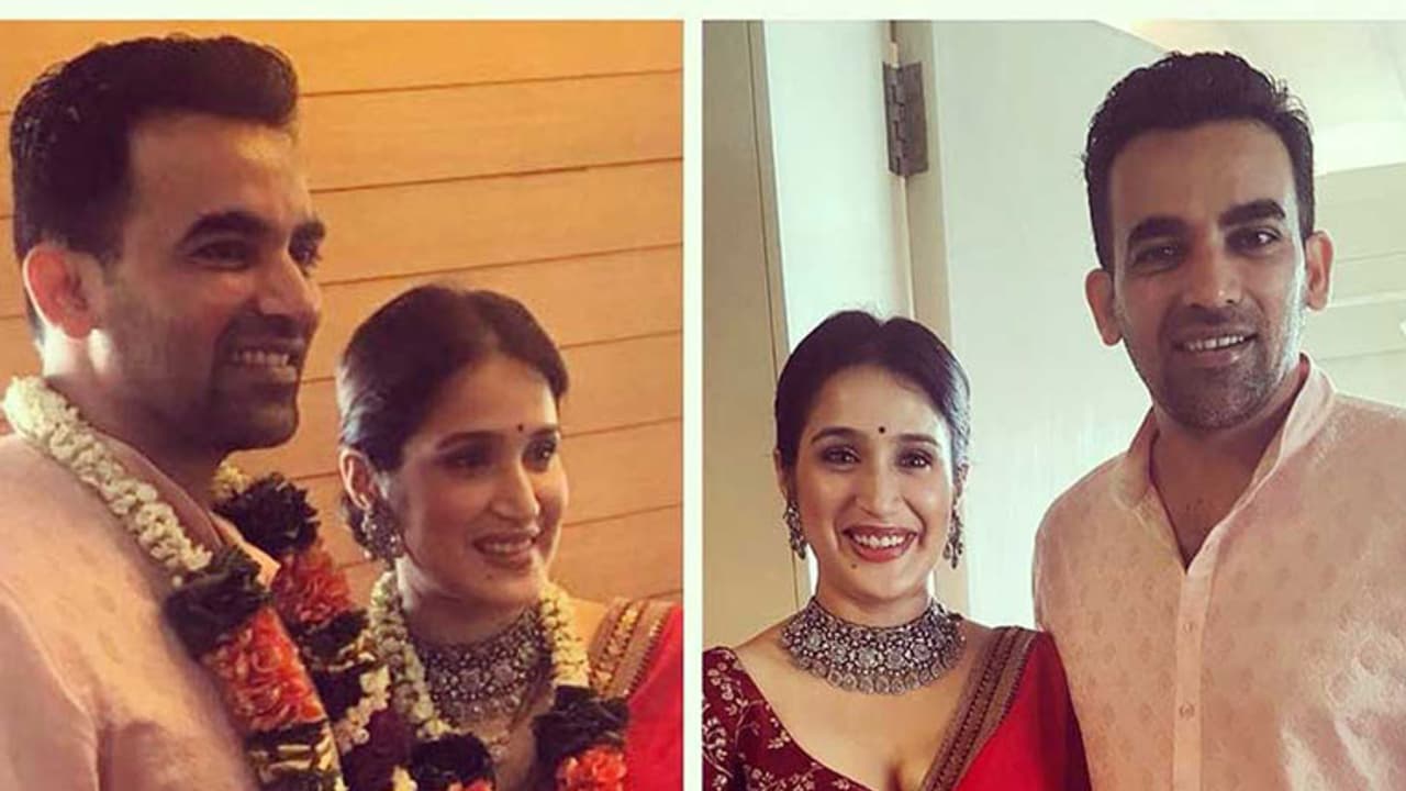 ಗೆಳತಿ ಸಾಗರಿಕಾ ಕೈಹಿಡಿದ ಜಹೀರ್ ಖಾನ್ ಗೆಳತಿ ಸಾಗರಿಕಾ ಕೈಹಿಡಿದ ಜಹೀರ್ ಖಾನ್