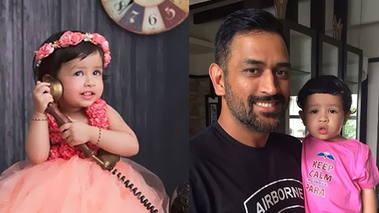 These pictures of Ziva Dhoni are the cutest thing you'll see on internet today These pictures of Ziva Dhoni are the cutest thing you'll see on internet today