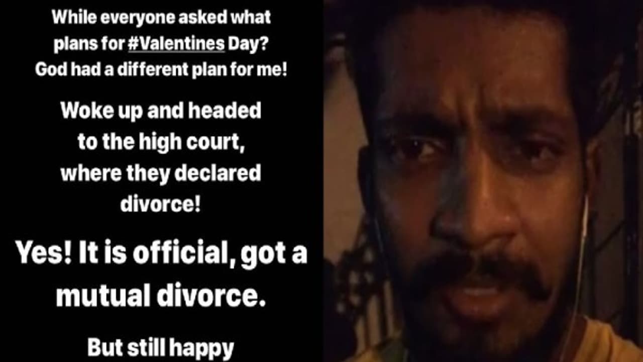 “காதலர் தினத்தில் டைவர்ஸ் தீர்ப்பு தந்த நீதிமன்றம்...” நொந்துப்போன தமிழ் நடிகர்! “காதலர் தினத்தில் டைவர்ஸ் தீர்ப்பு தந்த நீதிமன்றம்...” நொந்துப்போன தமிழ் நடிகர்!