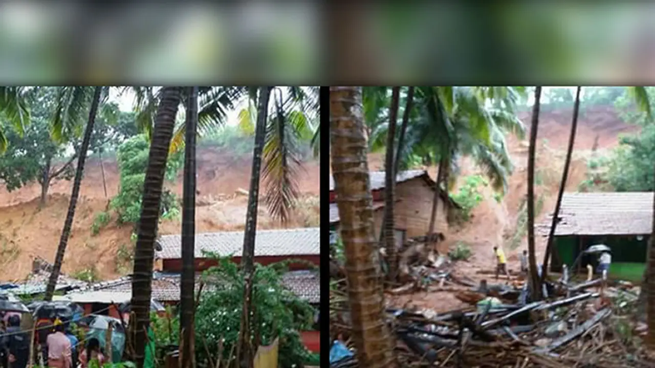 Year old infant among 3 kids buried alive in Kumta landslide, farmer washed away in Baindoor Year old infant among 3 kids buried alive in Kumta landslide, farmer washed away in Baindoor