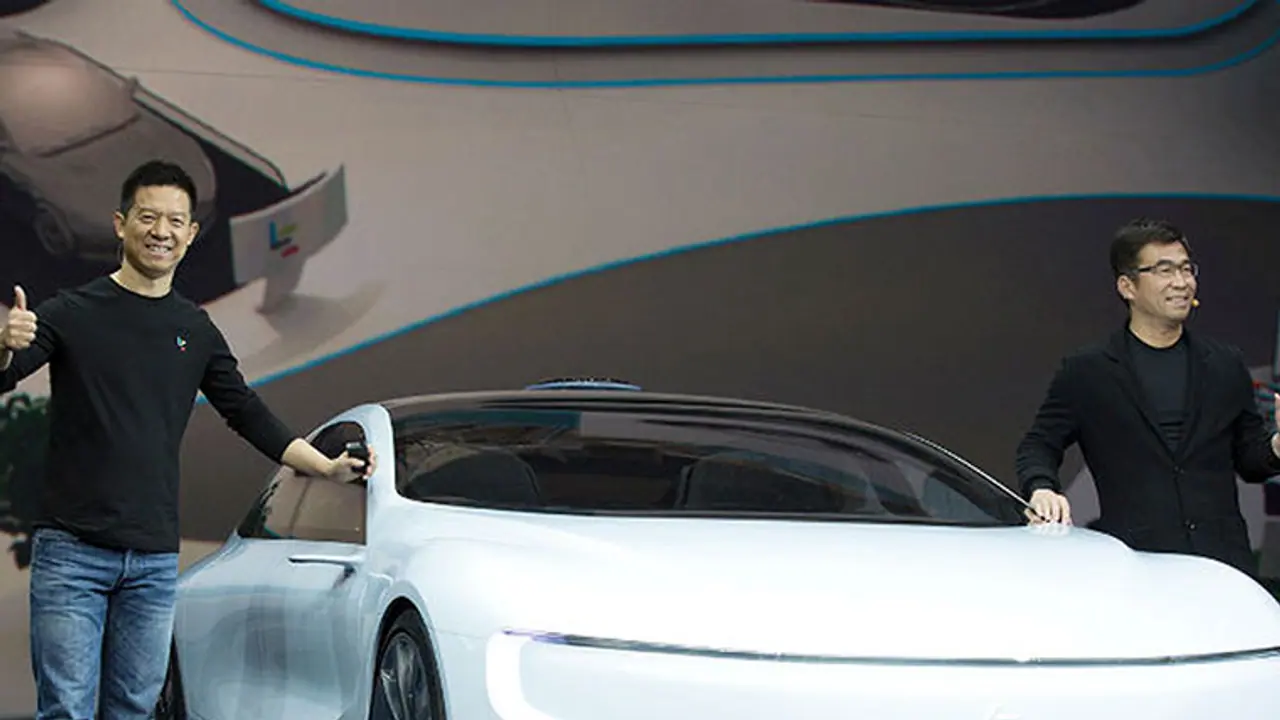 LeEco unveils 'LeSEE' driverless electric concept car