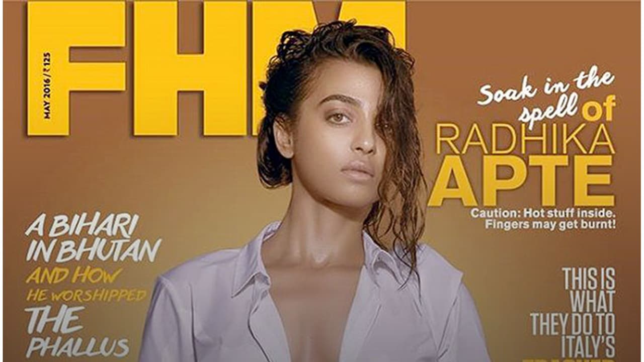 Radhika Apte sizzles on FHM Magazine cover Radhika Apte sizzles on FHM Magazine cover