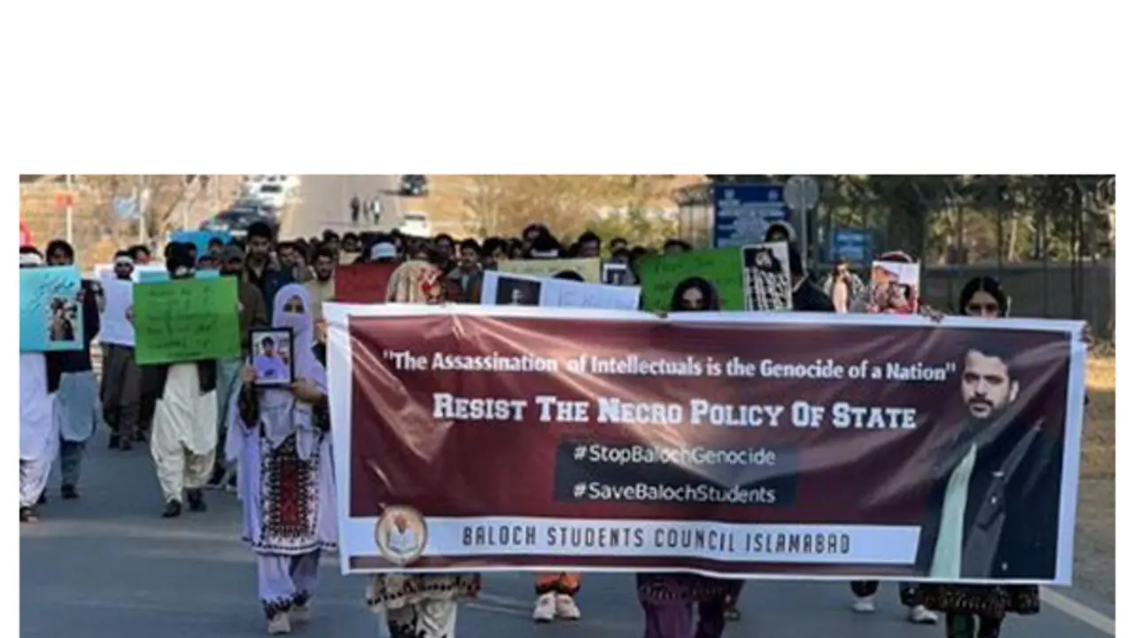 Mass protests in Balochistan against enforced disappearances and killings (WATCH) Mass protests in Balochistan against enforced disappearances and killings (WATCH)