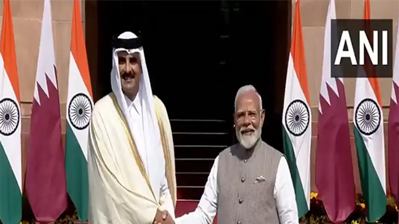 PM Modi holds bilateral meeting with Amir of Qatar Tamim Bin Hamad Al Thani in Delhi